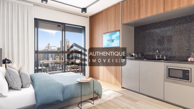 Imagem Apartamento com 1 Quarto à Venda, 28 m² em Brooklin - São Paulo