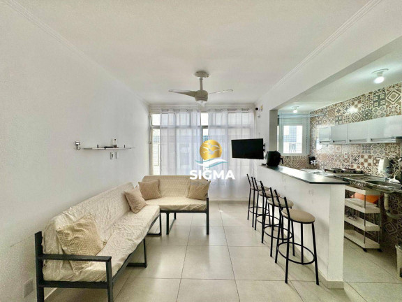 Imagem Apartamento com 2 Quartos à Venda, 40 m² em Enseada - Guarujá