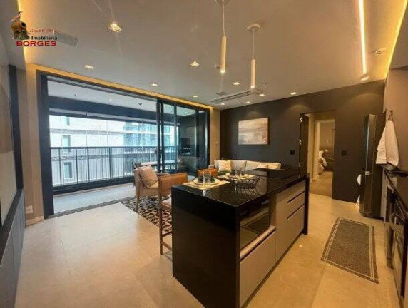 Imagem Apartamento com 1 Quarto para Alugar, 77 m² em Brooklin - São Paulo Imagem Apartamento com 1 Quarto para Alugar, 77 m² em Brooklin - São Paulo