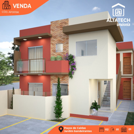 Apartamento com 2 Quartos à Venda, 48 m² em Jardim Bandeirantes - Poços De Caldas