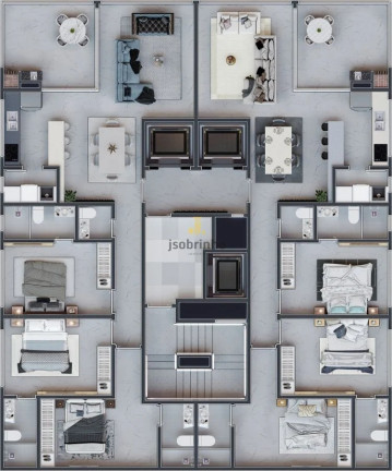 Imagem Apartamento com 3 Quartos à Venda, 113 m² em Perequê - Porto Belo Imagem Apartamento com 3 Quartos à Venda, 113 m² em Perequê - Porto Belo