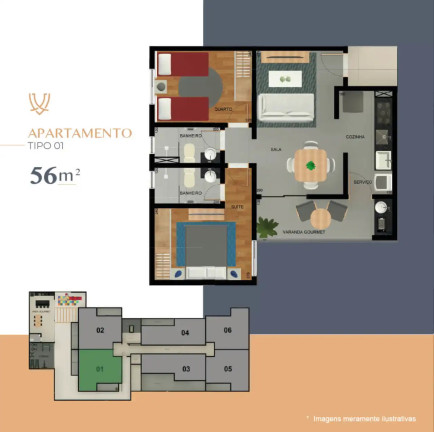 Imagem Apartamento com 2 Quartos à Venda, 49 m² em Castelo - Belo Horizonte Imagem Apartamento com 2 Quartos à Venda, 49 m² em Castelo - Belo Horizonte