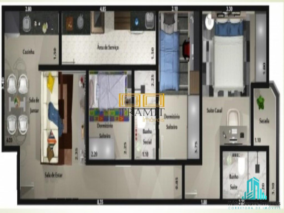 Imagem Apartamento com 3 Quartos à Venda, 79 m² em Vila Curuçá - Santo André Imagem Apartamento com 3 Quartos à Venda, 79 m² em Vila Curuçá - Santo André