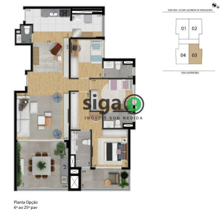 Imagem Apartamento com 3 Quartos à Venda, 122 m² em Vila Madalena - São Paulo Imagem Apartamento com 3 Quartos à Venda, 122 m² em Vila Madalena - São Paulo