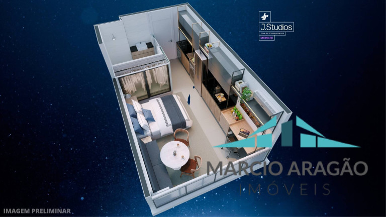 Imagem Apartamento com 1 Quarto à Venda, 25 m² em Aldeota - Fortaleza Imagem Apartamento com 1 Quarto à Venda, 25 m² em Aldeota - Fortaleza