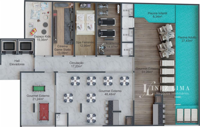 Imagem Apartamento com 3 Quartos à Venda, 131 m² em Pereque - Porto Belo