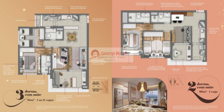 Imagem Apartamento com 3 Quartos à Venda, 62 m² em Vila Mogilar - Mogi Das Cruzes