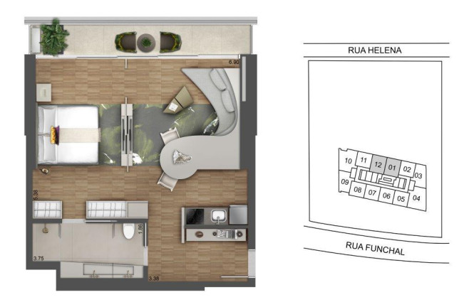 Imagem Apartamento com 2 Quartos à Venda, 97 m² em Vila Olímpia - São Paulo Imagem Apartamento com 2 Quartos à Venda, 97 m² em Vila Olímpia - São Paulo