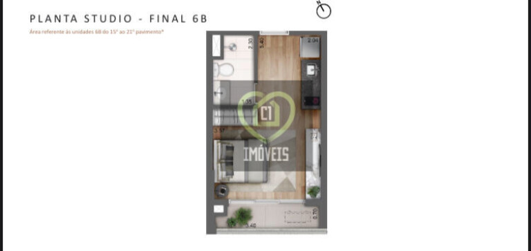 Imagem Imóvel com 1 Quarto à Venda, 26 m² em Pompeia - São Paulo Imagem Imóvel com 1 Quarto à Venda, 26 m² em Pompeia - São Paulo