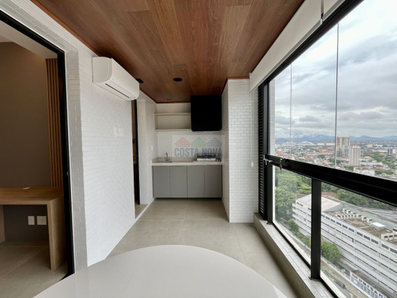 Apartamento com 1 Quarto para Alugar, 54 m² em Boqueirão - Santos