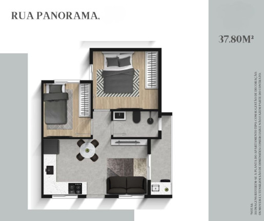 Imagem Apartamento com 2 Quartos à Venda, 37 m² em Vila Dalila - São Paulo