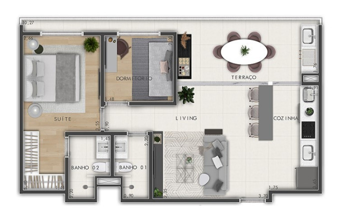 Imagem Imóvel com 2 Quartos à Venda, 66 m² em Indianópolis - São Paulo