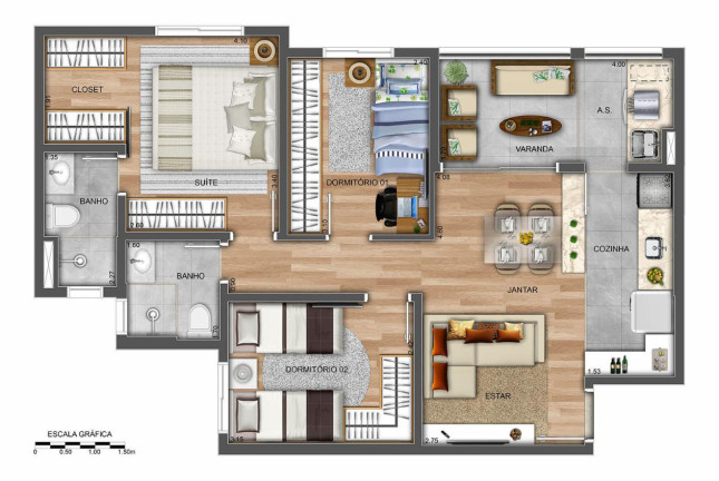Imagem Apartamento com 3 Quartos à Venda, 70 m² em Monte Castelo - São José Dos Campos Imagem Apartamento com 3 Quartos à Venda, 70 m² em Monte Castelo - São José Dos Campos