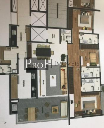 Imagem Apartamento com 3 Quartos à Venda, 163 m² em Jardim - Santo André