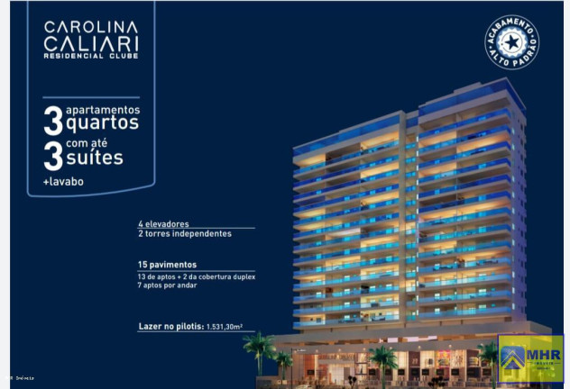 Imagem Apartamento com 3 Quartos à Venda, 116 m² em Itapuã - Vila Velha