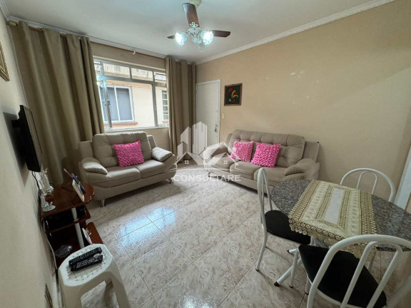 Apartamento com 2 Quartos à Venda, 70 m² em Gonzaga - Santos