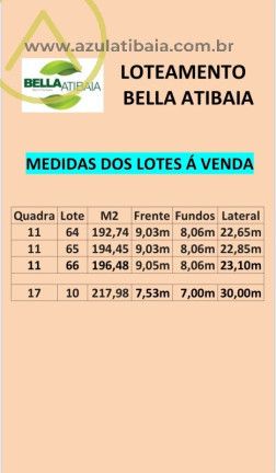 Imagem Terreno à Venda, 192 m² em Loteamento Bella Atibaia - Atibaia Imagem Terreno à Venda, 192 m² em Loteamento Bella Atibaia - Atibaia