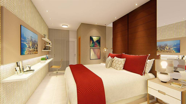 Imagem Apartamento com 2 Quartos à Venda, 123 m² em Guilhermina - Praia Grande