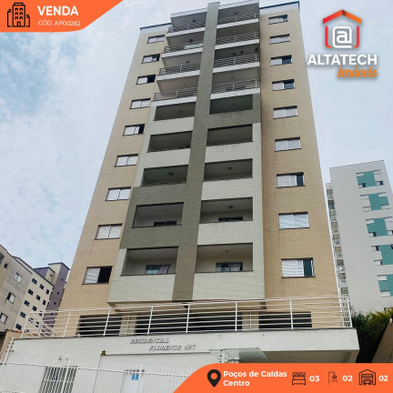 Apartamento com 3 Quartos à Venda, 120 m² em Centro - Poços De Caldas