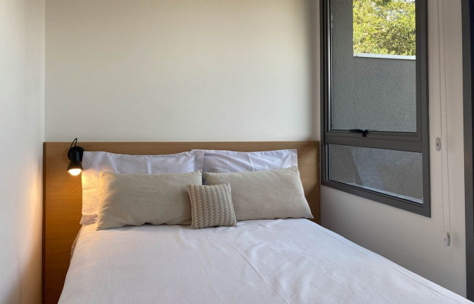 Imagem Apartamento com 1 Quarto para Alugar, 25 m² em Santo Amaro - São Paulo