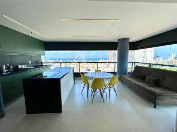Apartamento com 1 Quarto para Alugar, 48 m² em Enseada - Guarujá