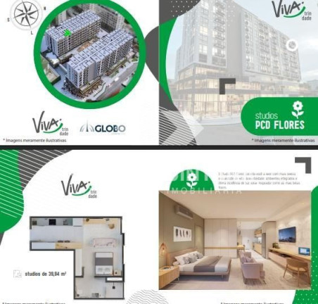 Apartamento à Venda, 40 m² em Trindade - Florianópolis