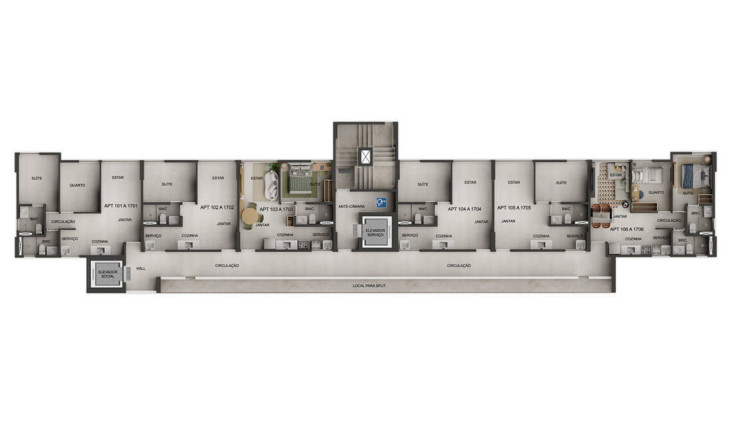 Imagem Apartamento com 1 Quarto à Venda, 32 m² em Campo Grande - Recife