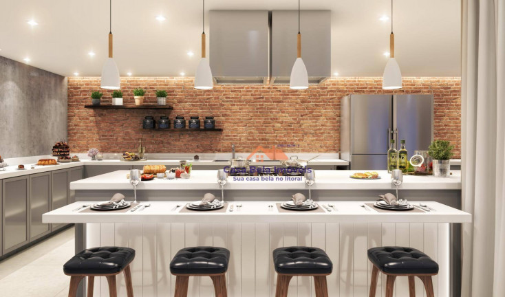 Imagem Apartamento com 3 Quartos à Venda, 95 m² em Canto Do Forte - Praia Grande