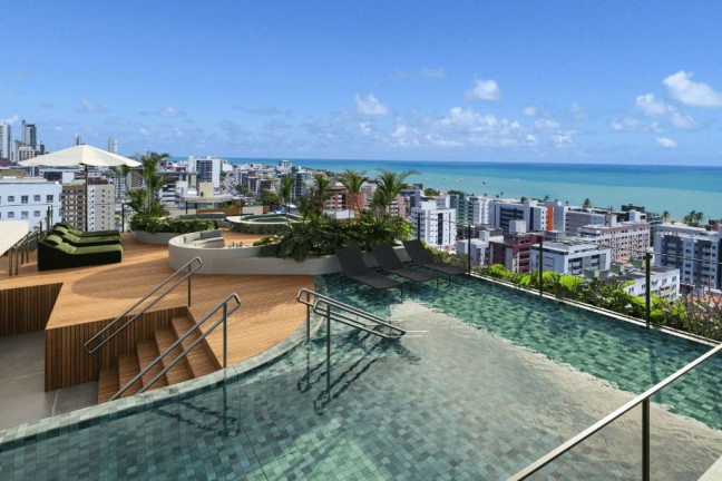 Imagem Apartamento com 1 Quarto à Venda, 62 m² em Cabo Branco - João Pessoa