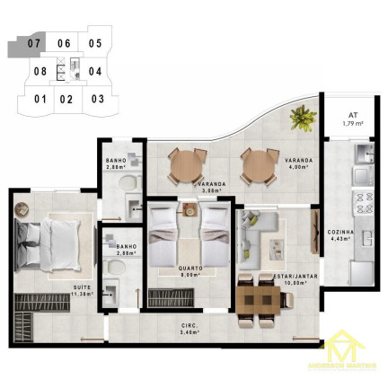 Imagem Apartamento com 2 Quartos à Venda, 57 m² em Suacu - Aracruz
