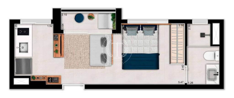 Imagem Apartamento com 1 Quarto à Venda, 27 m² em Santa Cecília - São Paulo