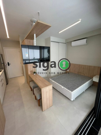 Imagem Apartamento com 1 Quarto para Alugar, 30 m² em Campo Belo - São Paulo Imagem Apartamento com 1 Quarto para Alugar, 30 m² em Campo Belo - São Paulo