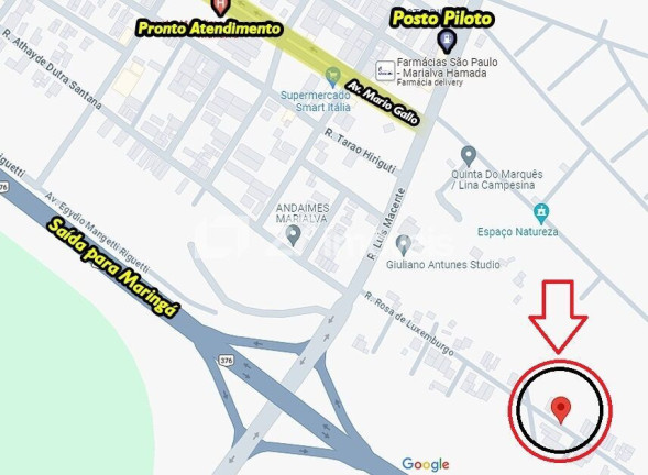 Imagem Terreno à Venda, 258 m² em Centro - Marialva Imagem Terreno à Venda, 258 m² em Centro - Marialva