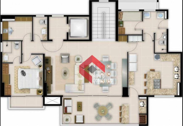 Imagem Apartamento com 4 Quartos à Venda, 216 m² em Guararapes - Fortaleza Imagem Apartamento com 4 Quartos à Venda, 216 m² em Guararapes - Fortaleza