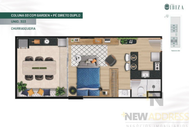 Imagem Apartamento com 1 Quarto à Venda, 40 m² em Praia De Itaparica - Vila Velha