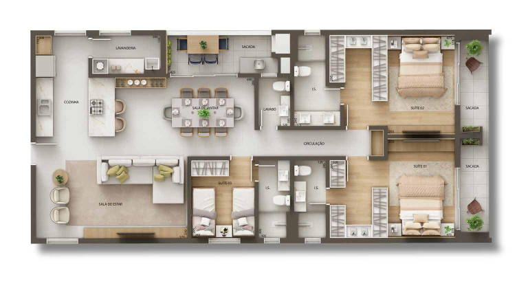 Imagem Apartamento à Venda, 142 m² em Centro - Araucaria Imagem Apartamento à Venda, 142 m² em Centro - Araucaria