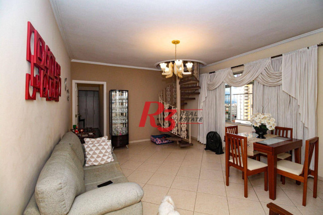 Cobertura com 2 Quartos à Venda, 154 m² em Gonzaga - Santos