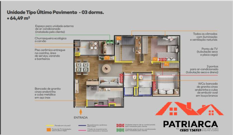 Imagem Apartamento com 2 Quartos à Venda, 64 m² em Bonfim - Campinas Imagem Apartamento com 2 Quartos à Venda, 64 m² em Bonfim - Campinas