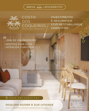 Imagem Apartamento com 1 Quarto à Venda, 24 m² em Praia Dos Carneiros - Tamandaré Imagem Apartamento com 1 Quarto à Venda, 24 m² em Praia Dos Carneiros - Tamandaré