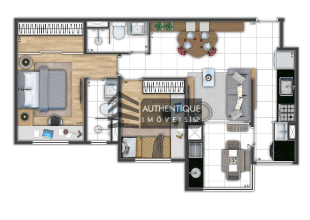 Imagem Apartamento com 2 Quartos à Venda, 72 m² em Vila Assunção - Santo André Imagem Apartamento com 2 Quartos à Venda, 72 m² em Vila Assunção - Santo André