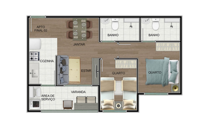 Imagem Imóvel com 2 Quartos à Venda, 43 m² em Penha De França - São Paulo