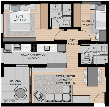 Imagem Apartamento com 2 Quartos à Venda, 67 m² em Bigorrilho - Curitiba Imagem Apartamento com 2 Quartos à Venda, 67 m² em Bigorrilho - Curitiba