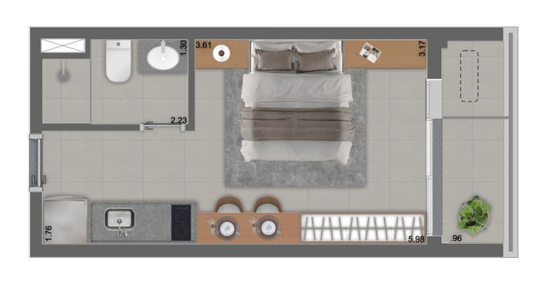 Imagem Loft com 1 Quarto à Venda, 25 m² em Vila Mariana - São Paulo