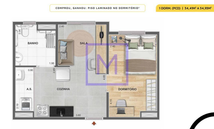 Imagem Apartamento com 2 Quartos à Venda, 40 m² em Mooca - São Paulo Imagem Apartamento com 2 Quartos à Venda, 40 m² em Mooca - São Paulo