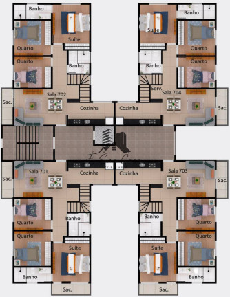 Imagem Cobertura com 3 Quartos à Venda, 133 m² em Santa Cruz Industrial - Contagem Imagem Cobertura com 3 Quartos à Venda, 133 m² em Santa Cruz Industrial - Contagem