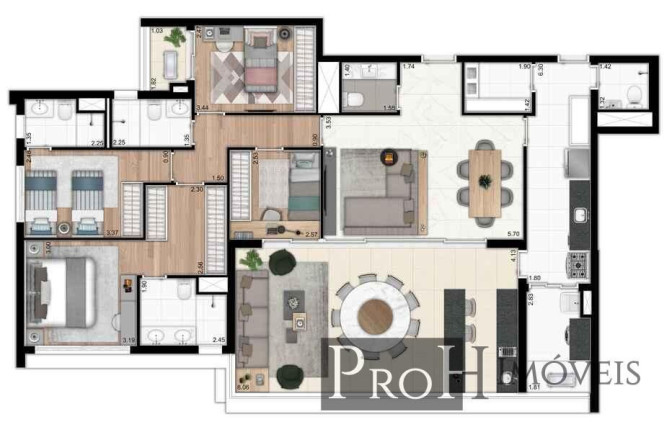 Imagem Apartamento com 4 Quartos à Venda, 159 m² em Ipiranga - São Paulo Imagem Apartamento com 4 Quartos à Venda, 159 m² em Ipiranga - São Paulo