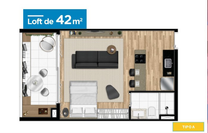 Imagem Imóvel com 1 Quarto à Venda, 47 m² em Campo Belo - São Paulo