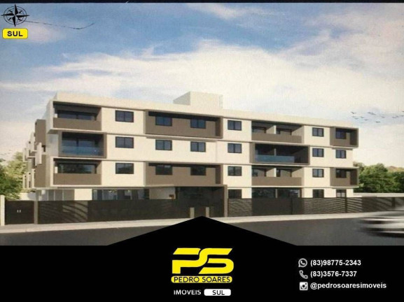 Apartamento com 2 Quartos à Venda, 50 m² em Cuiá - João Pessoa