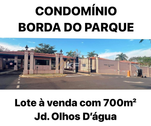 Terreno à Venda, 702 m² em Jardim Olhos D´água I - Ribeirão Preto