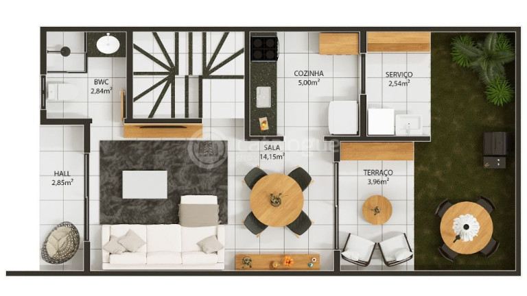 Imagem Casa com 3 Quartos à Venda, 76 m² em Parque Das árvores - Parnamirim Imagem Casa com 3 Quartos à Venda, 76 m² em Parque Das árvores - Parnamirim